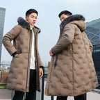 Cotton Clothes Solid Color Slim Trend Thickening And Warmth