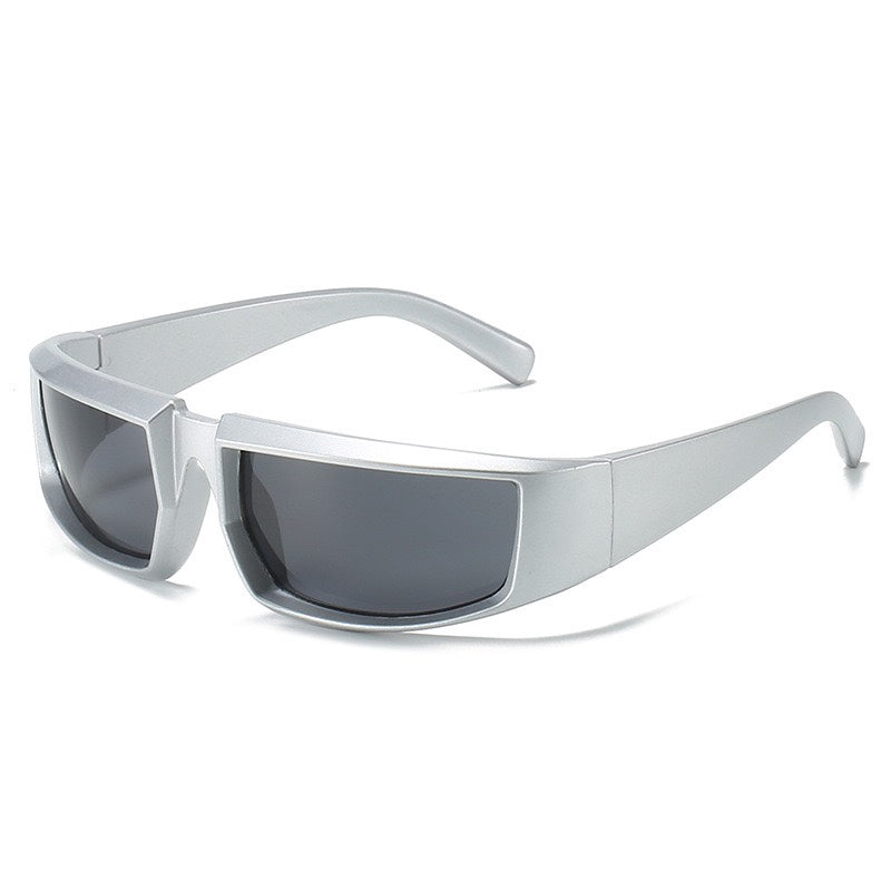 Super Texture Cool Sunglasses Futuristic Technology Punk Pi-Mart