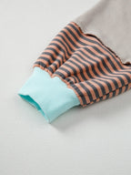 Colorblock Patchwork Drop Shoulder Sweatshirt THRIXINE
