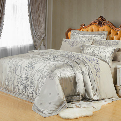 Four-piece Bed Full Cotton 1.5m1.8m Linen And Duvet Cover Pi-Mart