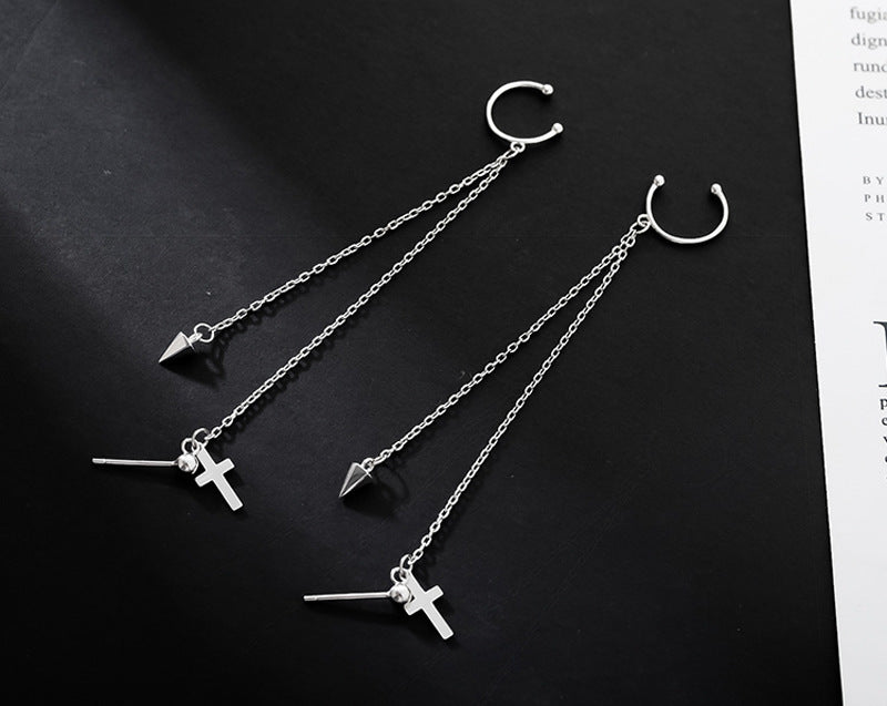 Single cross earring Pi-Mart