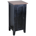 Sunset Trading Distressed Black Cottage Accent Cabinet Lootquake LLC