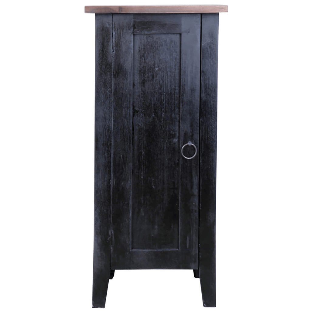 Sunset Trading Distressed Black Cottage Accent Cabinet Lootquake LLC