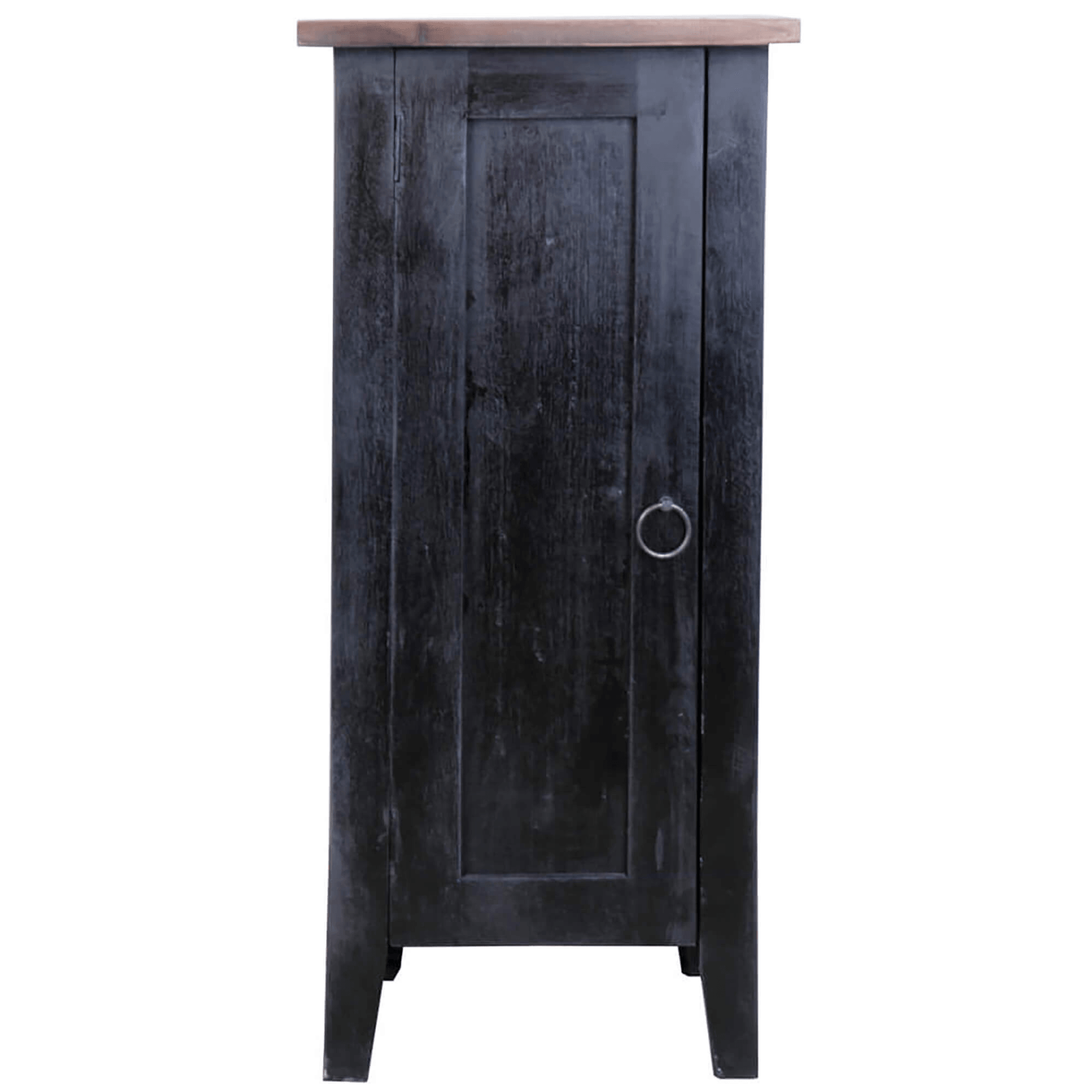 Sunset Trading Distressed Black Cottage Accent Cabinet Lootquake LLC