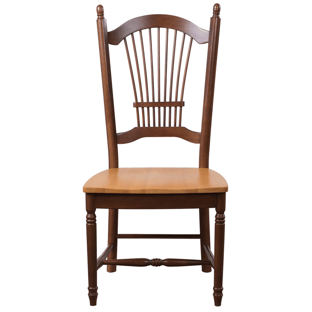 Timeless Nutmeg Brown & Light Oak Dining Chair Set By Sunset Trading