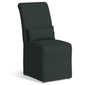 Newport Slipcovered Dining Chair In Dark Gray - Water-Resistant Performance Fabric Lootquake LLC