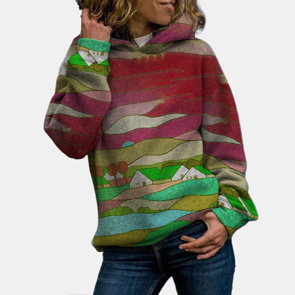 Cat print sweatshirt Pi-Mart