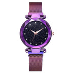 Luxury Women Watches Bracelet Set Fashion Elegant Magnet Buckle Ladies Starry Sky Watch Set Relogio Pi-Mart