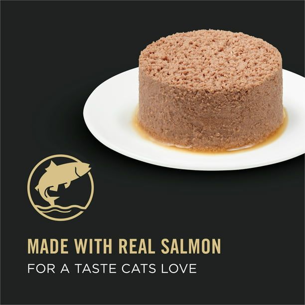 Purina Pro Plan Wet Cat Food for Adult Cats Salmon Tuna, 3 oz Cans (24 Pack) EasyOptionXY LLC