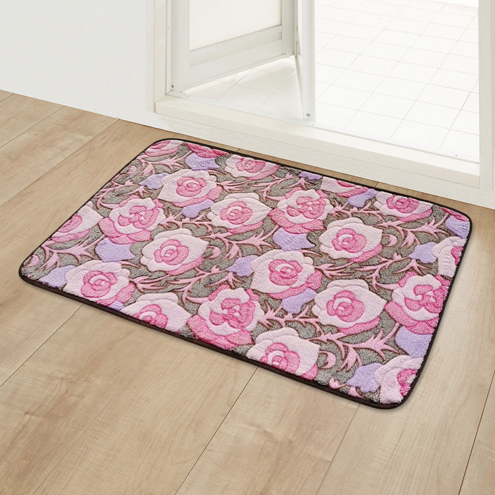 Door Kitchen Absorbent Carpet Bathroom Non-slip Floor Mat Pi-Mart