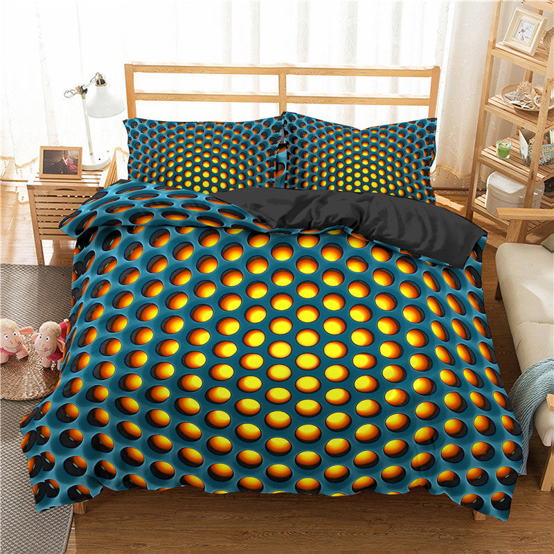 Digital Printing Three-piece Bedding Duvet Cover Pi-Mart
