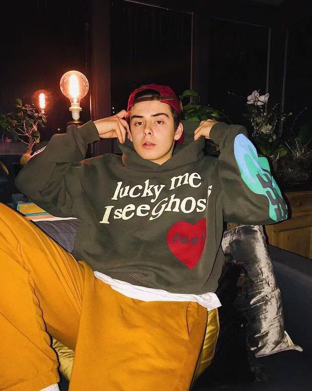 Graffiti alphabet print hoodie sweatshirt Pi-Mart