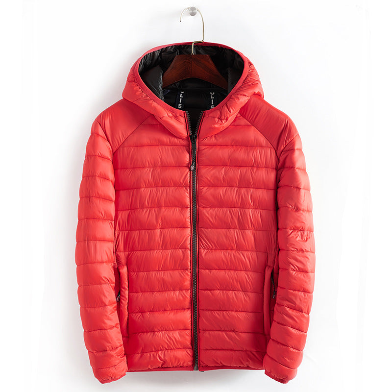 Simple lightweight warm cotton hoodie