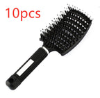 Hairbrush Anti Klit Brushy Haarborstel Women Detangler Hair Brush Bristle Nylon Scalp Massage  Teaser Hair Brush Comb Pi-Mart