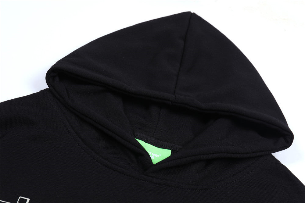 Fashionable Men's Cross Print Hooded Sweatshirt Pi-Mart