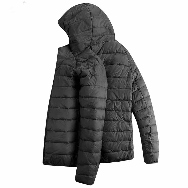 Fashion Men's Thick Hooded Cotton Jacket