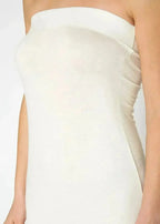 Women's Tube Top Bodycon Midi Dress