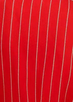 Women's Asymmetrical Shoulder Ruffle Blouse in Red | Femstylo - SJB-DIAMOND ELITES