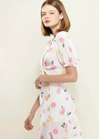 Fruit Punch Tie Hem Open Front Blouse in Fruit Punch | Femstylo - SJB-DIAMOND ELITES