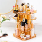 Rotating Acrylic Cosmetic Storage Box Transparent Pi-Mart