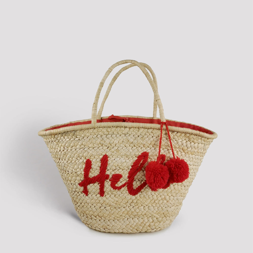 Straw beach handbag Pi-Mart