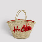 Straw beach handbag Pi-Mart