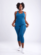 JupiterGear High-Waisted Pilates Leggings with Side Pockets & Mesh Pan - SJB-DIAMOND ELITES
