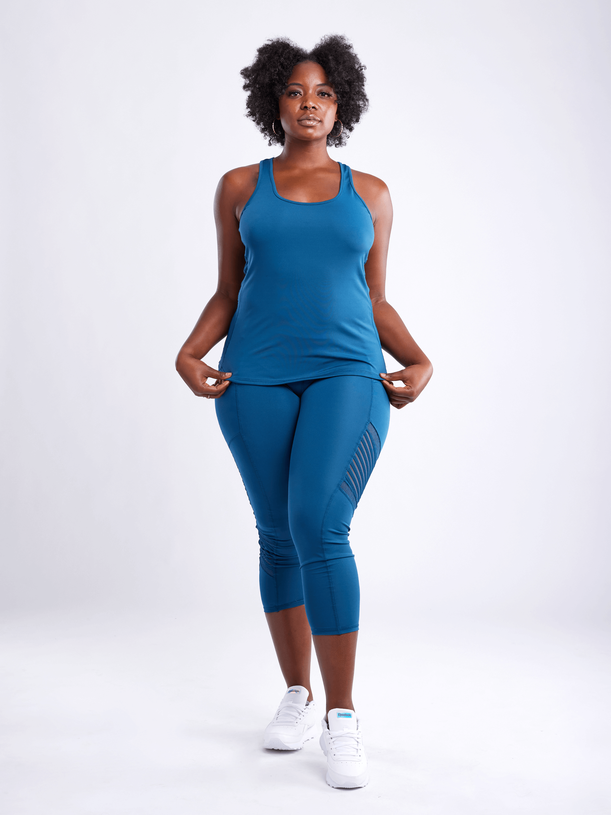 JupiterGear High-Waisted Pilates Leggings with Side Pockets & Mesh Pan - SJB-DIAMOND ELITES