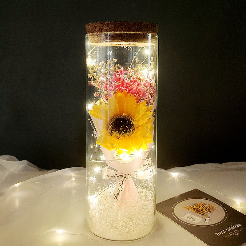 Sunflower Gypsophila Bouquet Pi-Mart