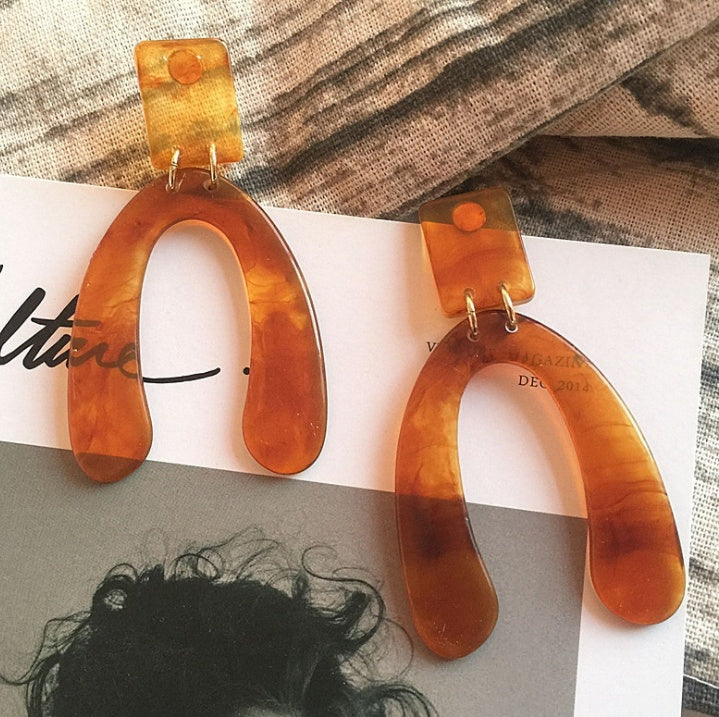 The wish bone earring