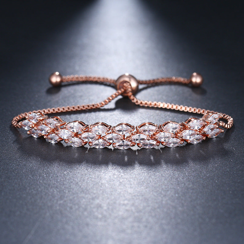 Fashion horse eye zircon bracelet Pi-Mart