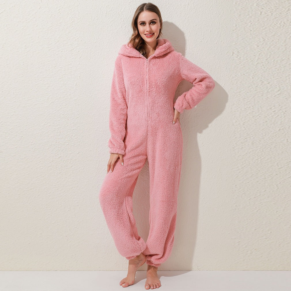 Thickened plush hoodie Pi-Mart