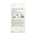 Kiss Salon Design Medium Coffin Glue-on Nails, Glossy Light White, 24 Count