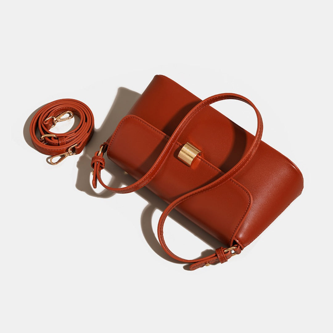 Retro red bag women, summer texture shoulder armpit bag, fashionable shoulder hobo bag small - SJB-DIAMOND ELITES