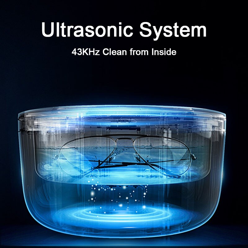 Razor, Jewelry, Makeup Brush, Ultrasonic Cleaning Machine Pi-Mart