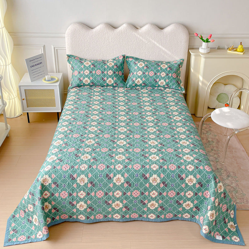 New Cotton Bed Cover Three-piece Set Pi-Mart