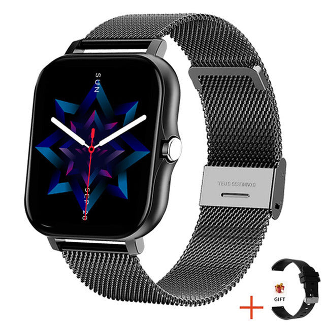 Y13 Smart Watch - 1.69'' Touchscreen Fitness Tracker with Bluetooth Calls, Heart Rate & Sleep Monitoring (Waterproof, Multi-Language) Pi-Mart