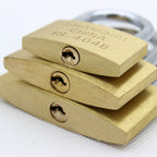 Household Modern Minimalist Small Lock Earth Copper Padlock Pi-Mart