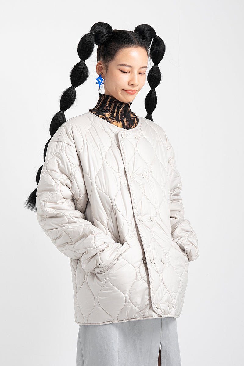 Japanese Trendy Street Design Sense Small Padded Jacket