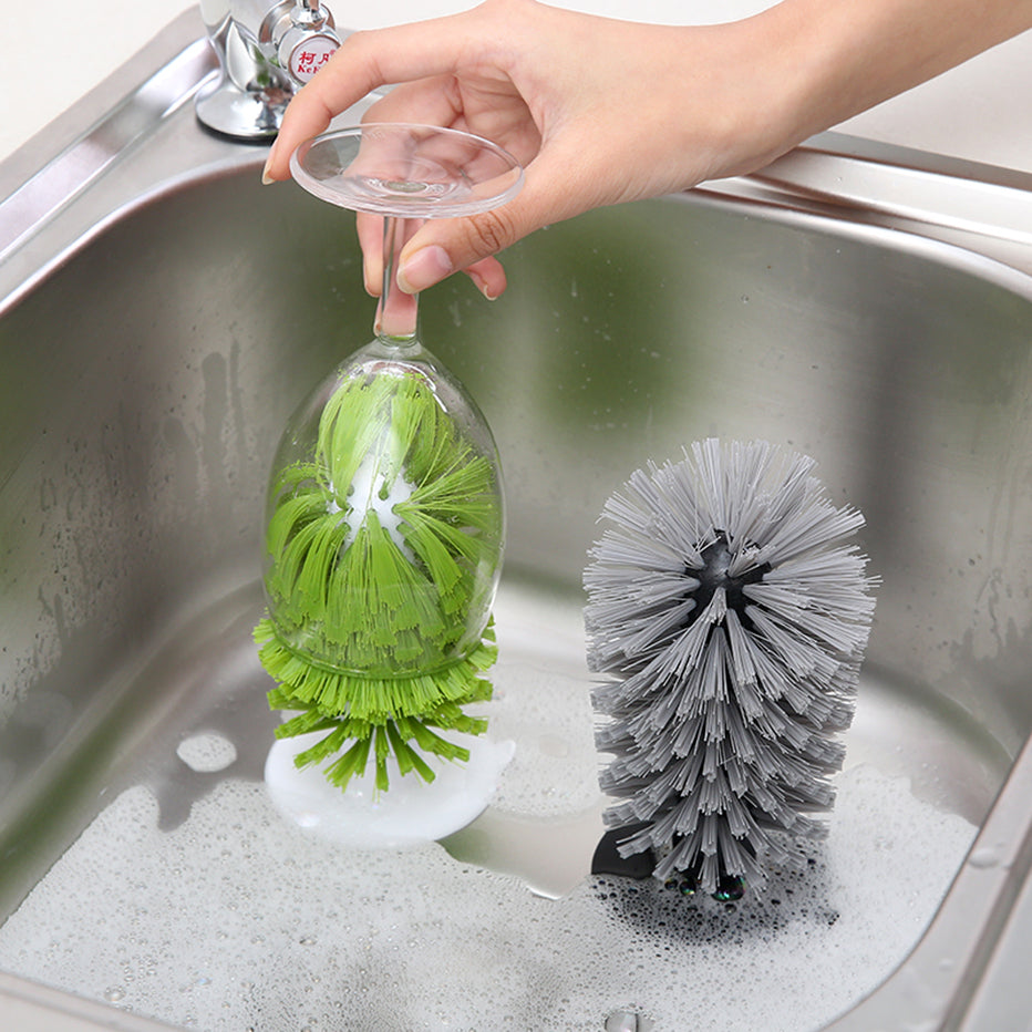 Kitchen Rotating Water Cup Tea Cup Brush Washing Cup Brush Pi-Mart