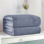 Ultra-Soft Flannel Throw Blanket - Solid Color, Cozy & Warm for Couch, Bed, Office, and Travel - Machine Washable, All-Season Comfort Lootquake LLC