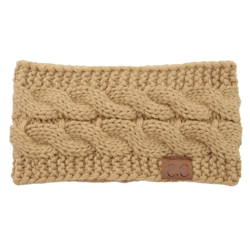 European And American Knitted Hairband Wool Variegated Pi-Mart