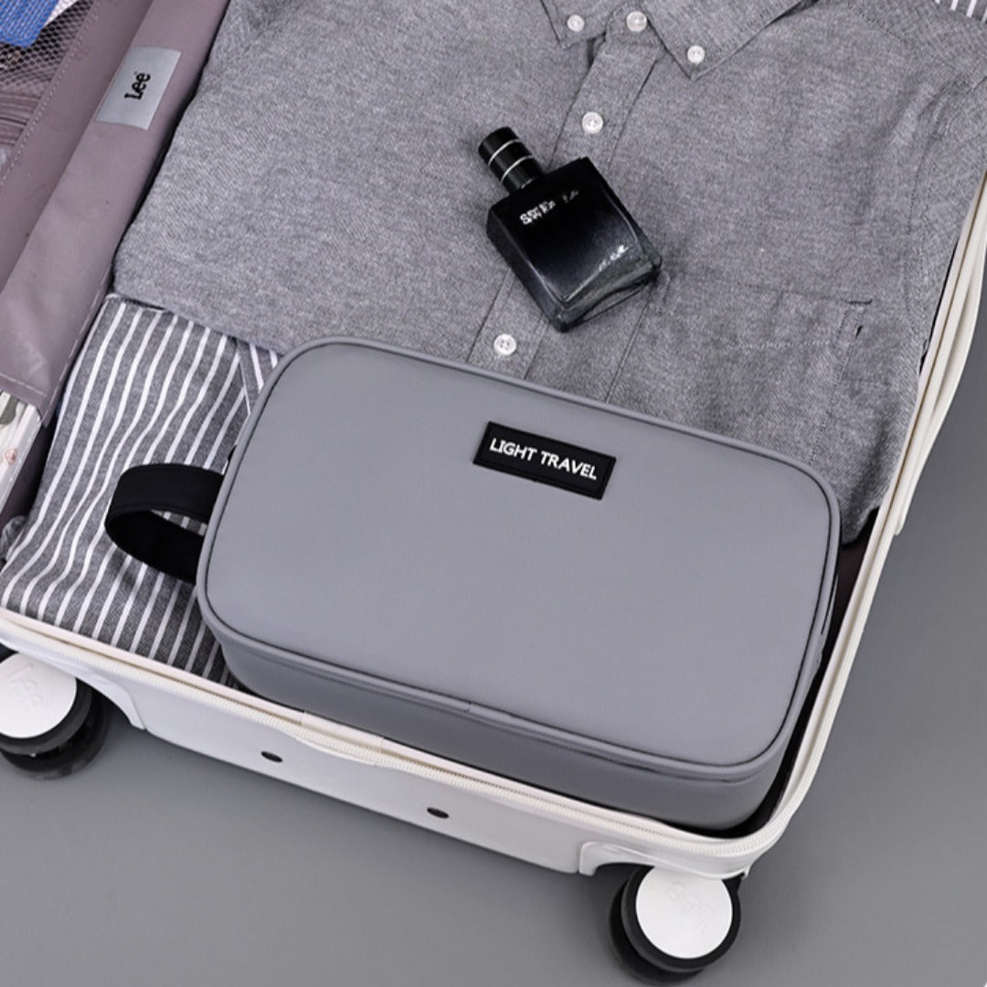 Three-Layer Large-Capacity Men's Toiletry Bag – Travel Portable Cosmetic Storage Bag with Compartments for College Dorm, Camp, Gym – Perfect for Organized Packing - SJB-DIAMOND ELITES