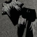 Men's And Women's Heavy Duty Fashion Set With Diamonds