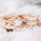 Bracelet S925 Inlaid Princess Zircon Women's 2 Karat Rhinestone Ring Pi-Mart