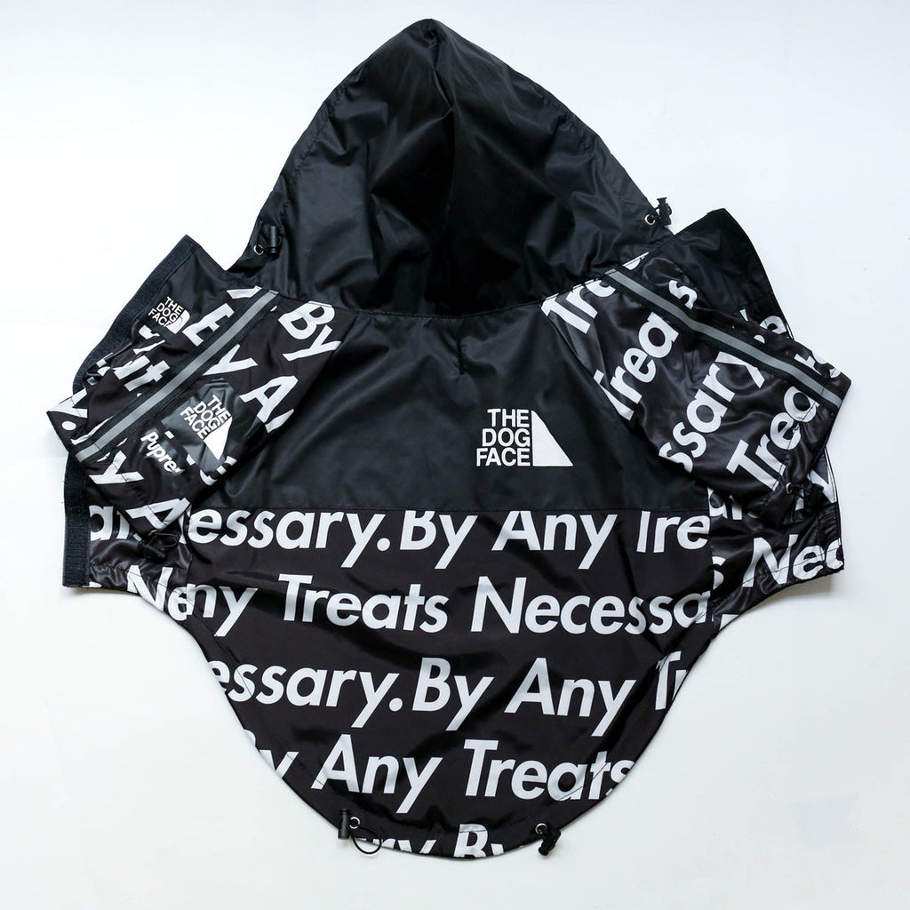 Windproof And Rainproof Dog Clothes Large Dog Raincoat Dog Pet Shell Jacket Pi-Mart