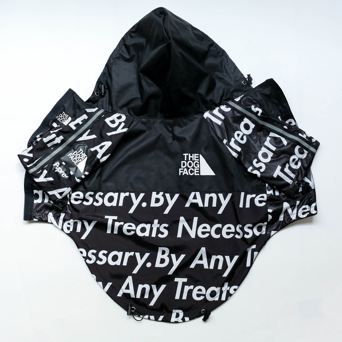 Windproof And Rainproof Dog Clothes Large Dog Raincoat Dog Pet Shell Jacket Pi-Mart