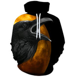 Digital Printed Casual Pullover Hoodie