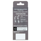 Equate Men Stainless Steel Nail Clippers Twin Pack EasyOptionXY LLC