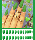 Frosted ballet fake nails Pi-Mart